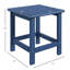 Table d'appoint extérieure carrée 15 po Blue