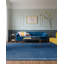 Farrow & Ball Cut And Loop Stripe Bay Blue Area Rug-56519084