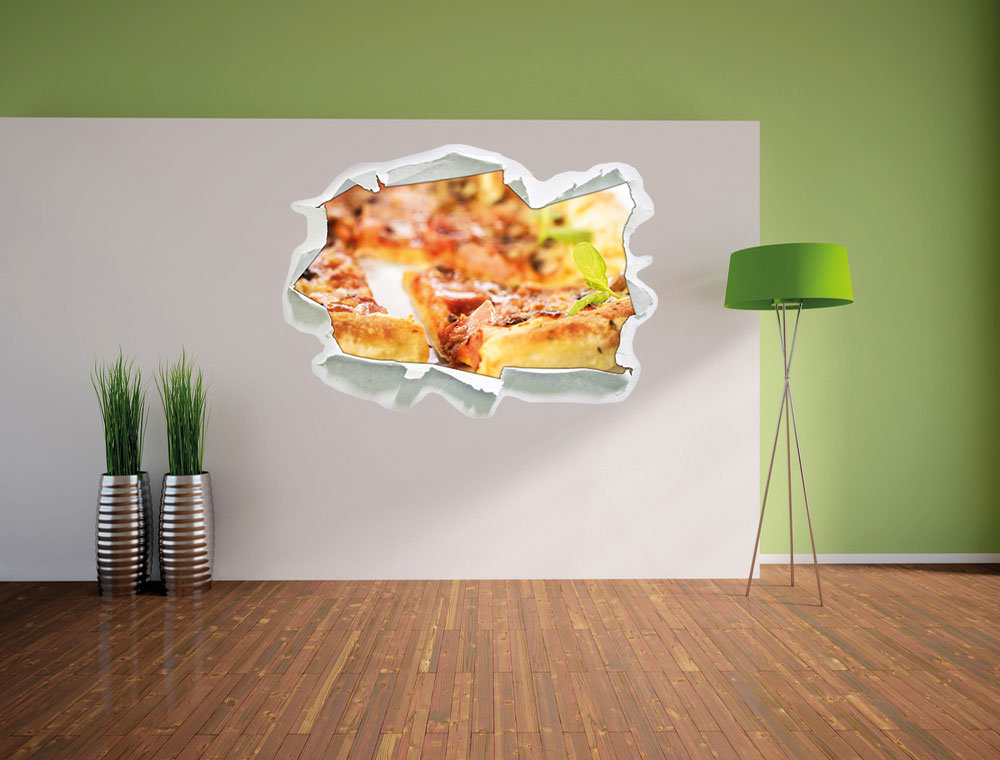 Wandtattoo Frischgebackene Pizza