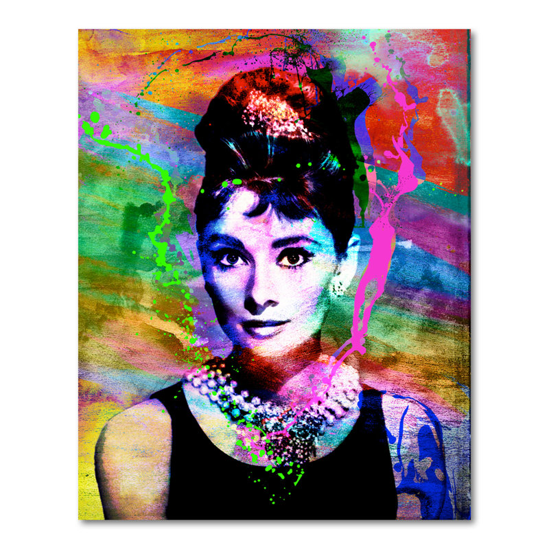 Audrey Hepburn, impression photo de qualité, H 30 po x l 20 po x P 0,1 po