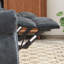 Ensemble de salon inclinable 2 pièces avec fauteuil inclinable électrique et causeuse manuelle-113430294