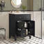 Meuble-lavabo 24 po avec lavabo en céramique 24 po, 2 tiroirs et 1 porte-388937216