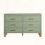 Commode double 6 tiroirs Sage Green-2119540969