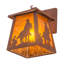 Cowboy and Horse - Light Outdoor Wall Lantern