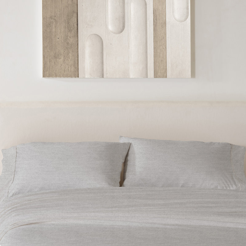 Lux Enzyme-Washed Double-Brushed 2pc. Pillowcase Set, Standard, Heather Gray