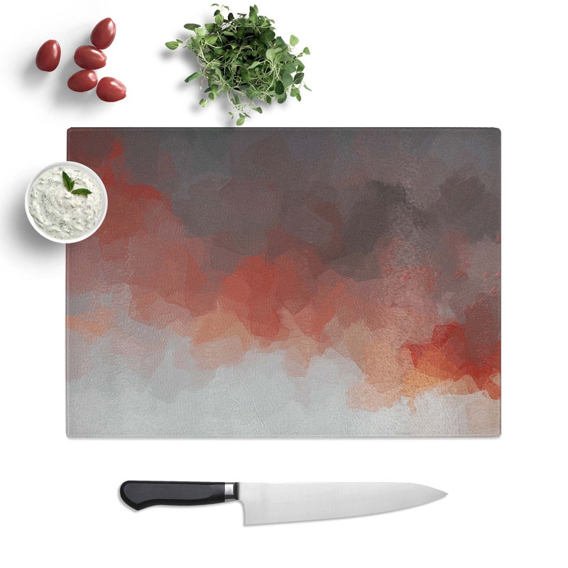 Tempered Glass New Life Chopping Board, 28.5 cm W x 20 cm L