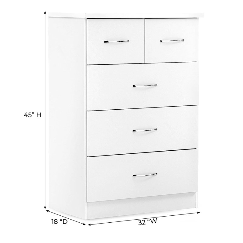 Ensemble de chambre à coucher 3 pièces Nevada (commode et 2 tables de chevet)