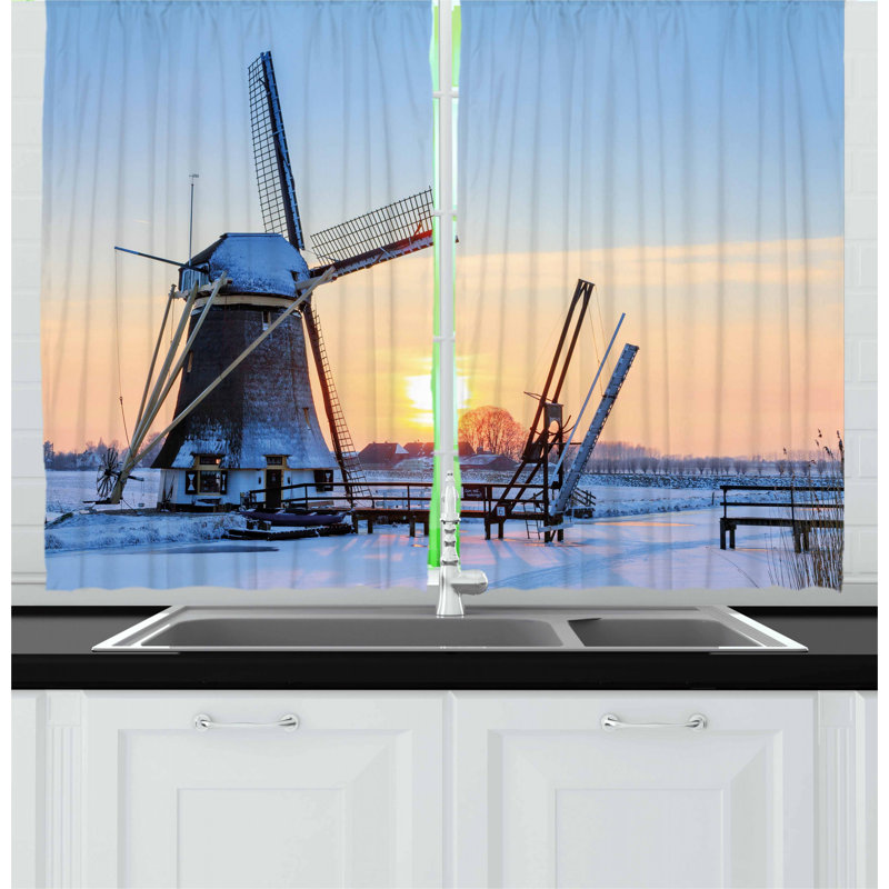 Pointed Kitchen Curtain