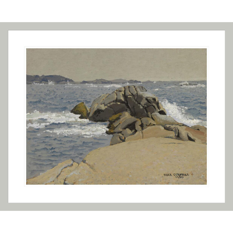 Peggy's Cove, Nouvelle-Écosse, par Alex Colville, impression giclée encadrée, H 23,5 po x l 29 po