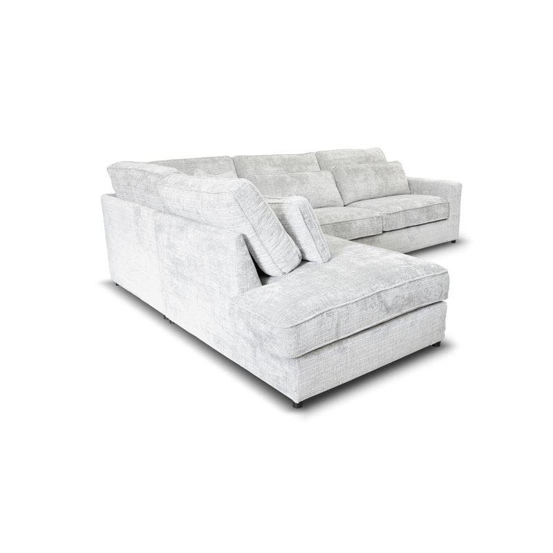 Arve 4 Seater Corner Sofa , Light Grey, Left Facing