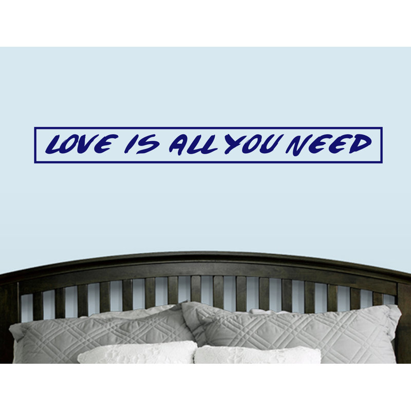 Décalcomanie murale « love is all you needs » Melitta, Bleu marine