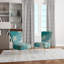 Chaise d'appoint rembourrée Blue Cherry Blossoms II - Cabin & Lodge