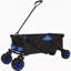 Wagon pliant robuste pivotant sur 360 ° à roue arrière-112369151