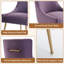 Chaise d'appoint en velours Magallanes-909621713