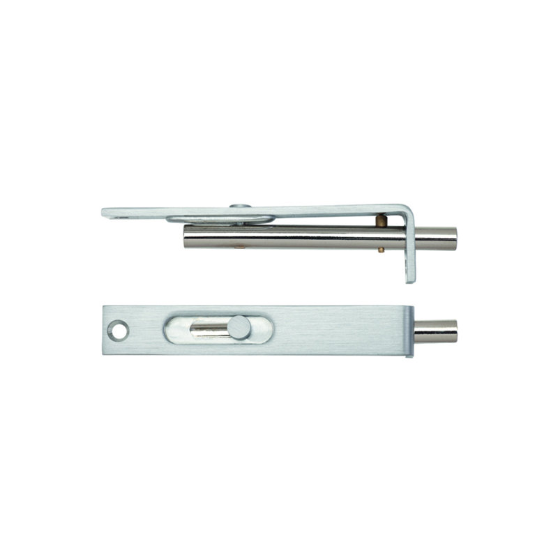 Sunk Slide Flush Bolt, Satin Chrome