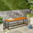 INDUSTRIAL WOOD AND METAL BENCH-565947995