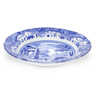 Spode Blue Italian Soup Plate 9"