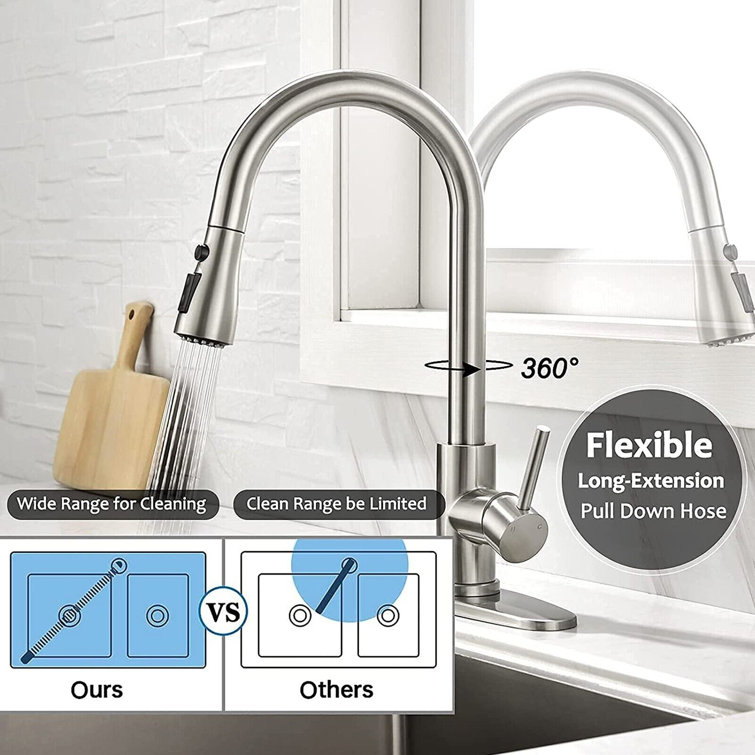 Senlesen S8-QHXMYFY Pull Down Kitchen Faucet