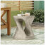 Table d'appoint Twist Shape, texture semblable au bois-616041439