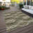 Lamanna Washable Abstract Indoor / Outdoor Rug-95454199