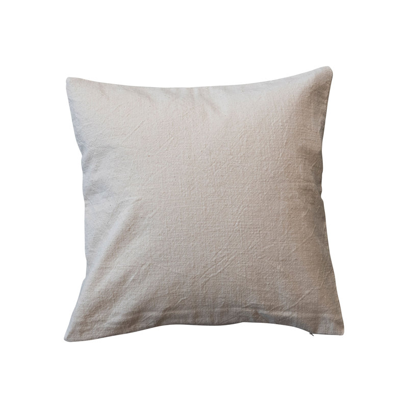 Colorful Abstract Face Graphic Cotton Throw Pillow