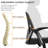Mesh Desk Chair with Flip-up Armrest-328280263-334066800