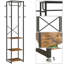 Andromedae Metal Freestanding 8 - Hook Coat Rack-552080498