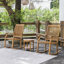 Chaise berçante en teck