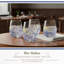 Verres à vin sans pied 19 oz Spode Blue - bleu / blanc, bleu