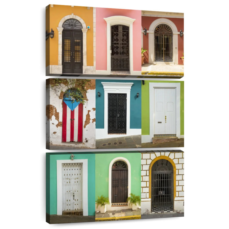 Portes à San Juan, H 45 po x l 28 po