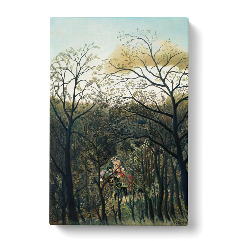 Rendezvous In The Forest by Henri Rousseau - Wrapped Canvas, 60cm H x 40cm W x 3cm D