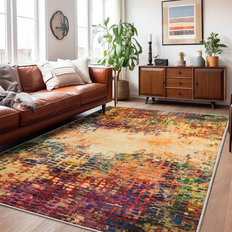 Vintage Look Shag Area Rug, Rectangle 160 x 230 cm