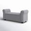 Banc de rangement rembourré en tissu Ammarie-92861435