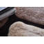 Tapis à poil long bleu / beige Banas-1514913458