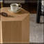 Table d'appoint hexagonale avec base robuste