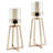 2 Piece Metal Tabletop Hurricane Set
