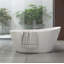 Baignoire autoportante en acrylique 59,05 po x 29,52 po