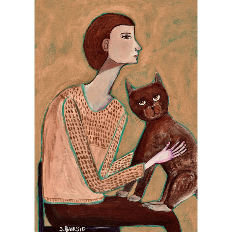 Wrapped Canvas Print, Brown, 76.2 cm H x 50.8 cm W
