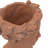 D7X11" Visage Head Bust Planter For Patio Backyard, Brown-1074391870