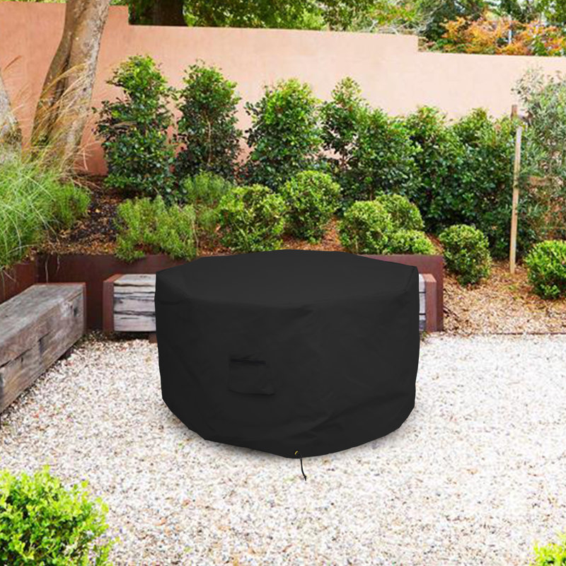 High Density Multipurpose Outdoor Octagon Fire Pit Cover, 24" H x 35" W x 35" D