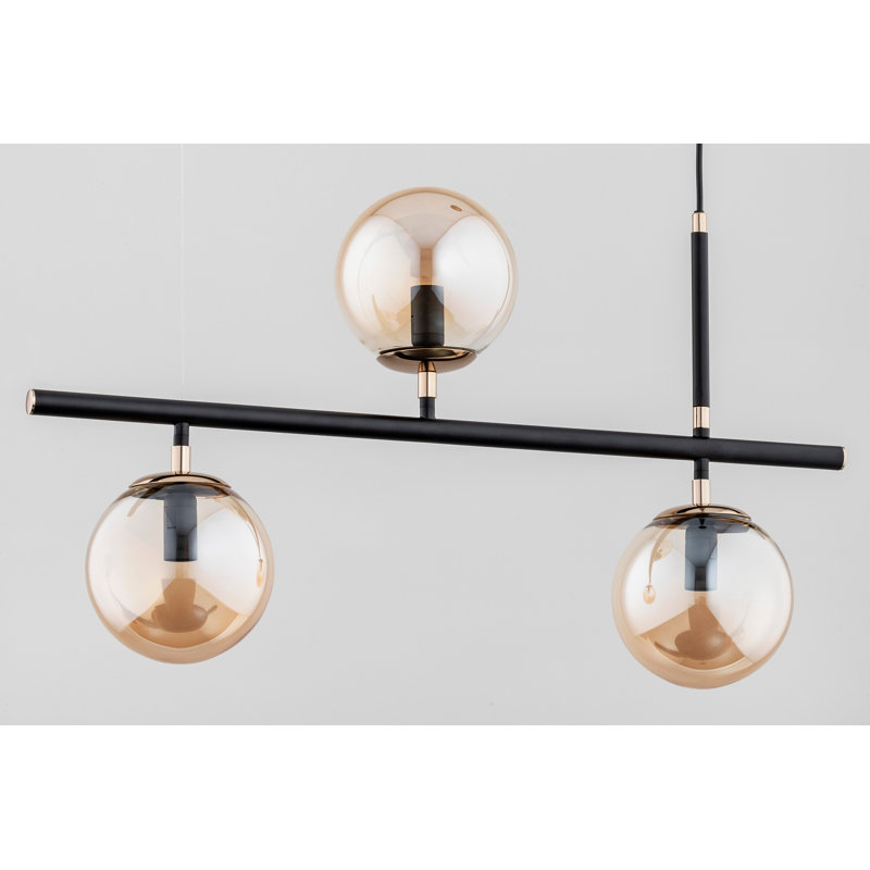 Bermudes - Light Metal Kitchen Island Pendant, Gold