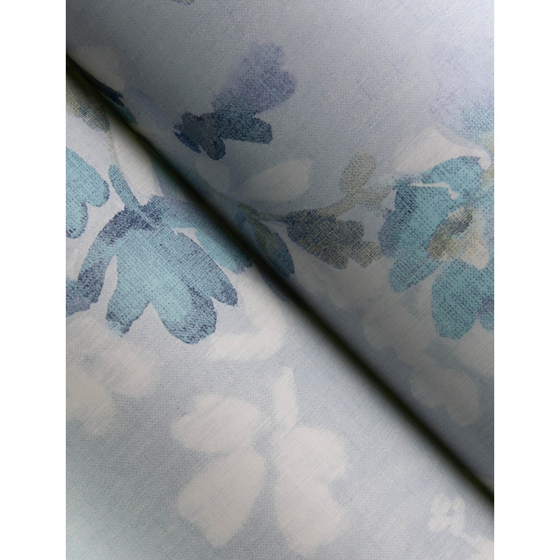 Azalea  Floral Branches Wallpaper, Blue