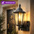 8W Iron Wall Light With Dusk To Dawn And Motion Sensor