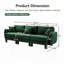 Canapé 3 places en tissu Boucle incluant 3 coussins-1707116590
