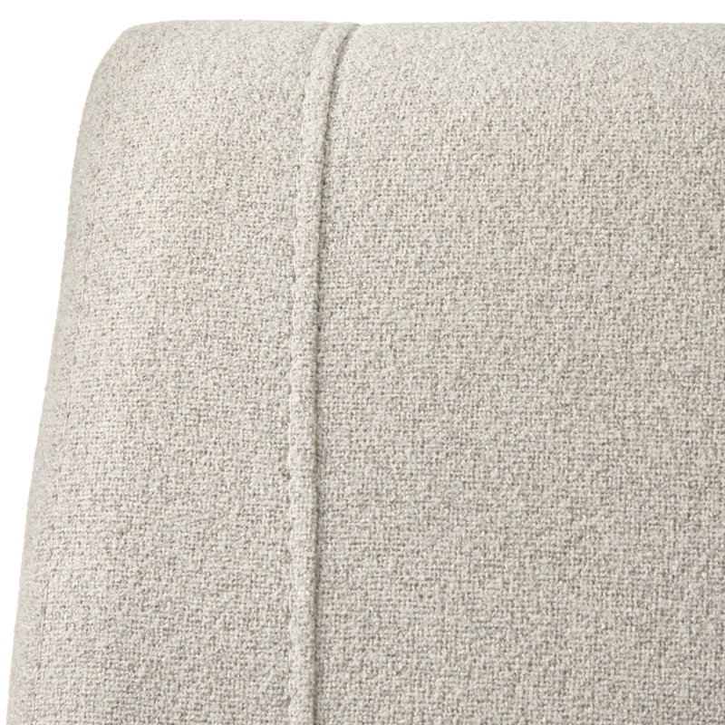 Chaise parsons en bois massif Aimee-Elizabeth, Blanc cassé
