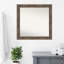Miroir mural non biseauté en bois franc-2092002178