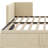 Upholstered Daybed With Pop Up Trundle-1281069978