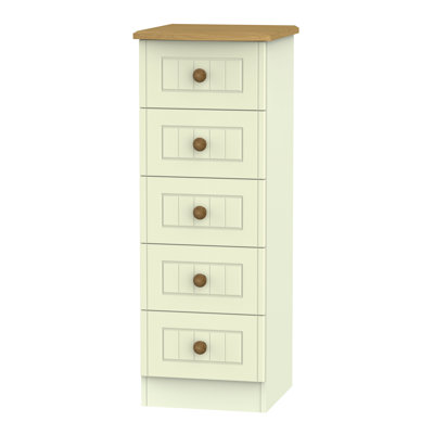 Fully Assembled Saxena 5 Drawer Chest