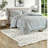 -Piece Queen Bedding Sets, Polyester, Modern Green Marble Stripe, Home