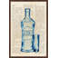 Impression de la vodka bleue - cadre photo-21728178